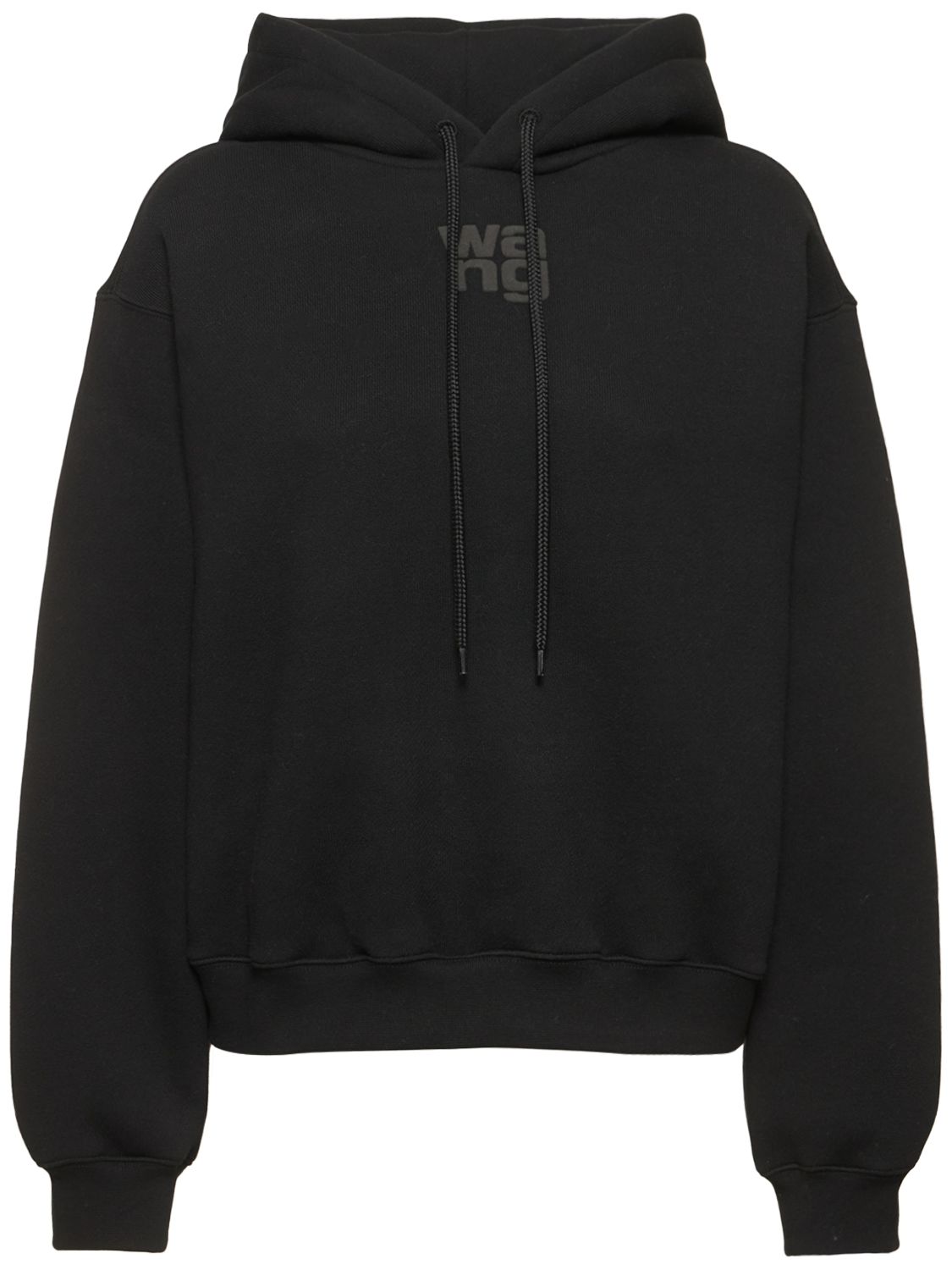 Essential Terry Cotton Hoodie W/ Logo