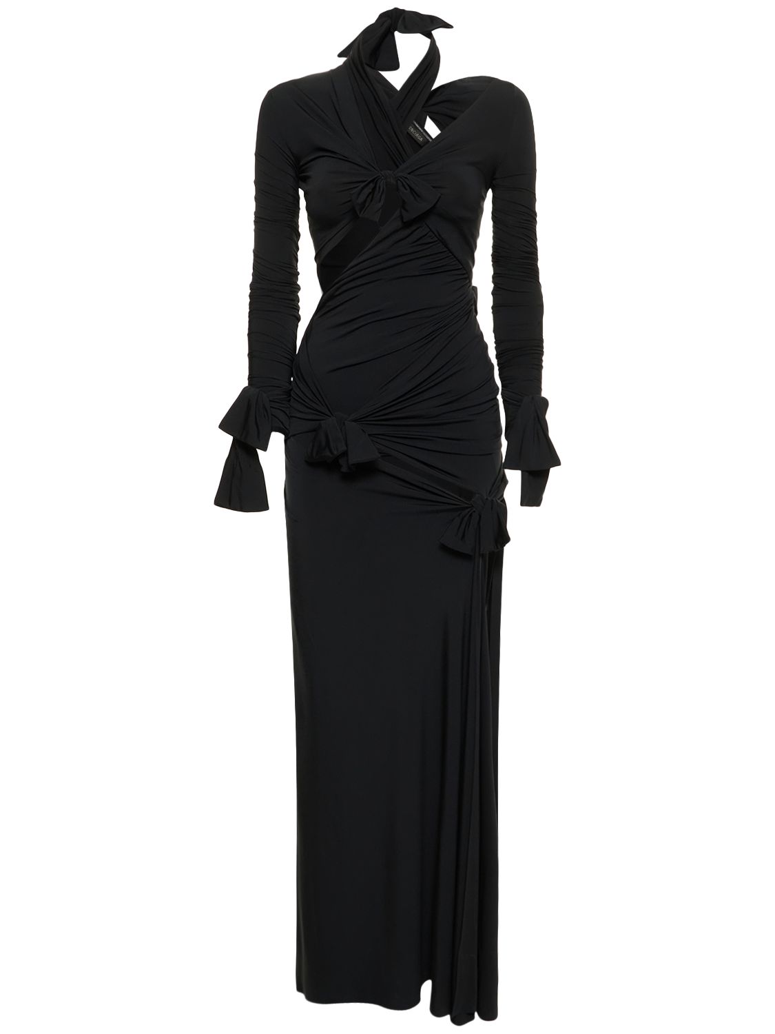 Stretch Jersey Knot Gown