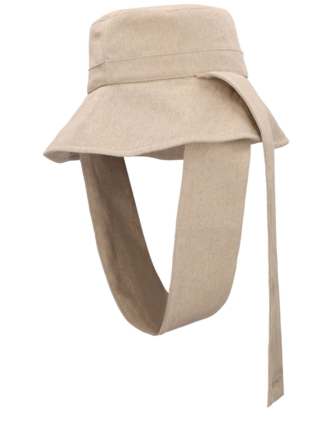 JACQUEMUS Le Bob Bando Linen Bucket Hat | Smart Closet