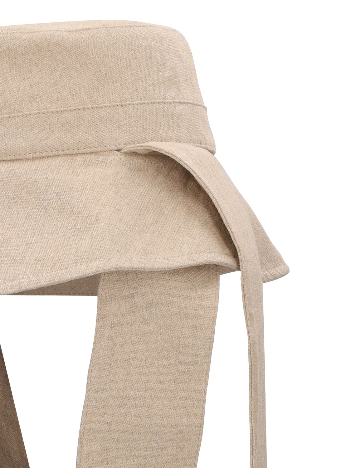 JACQUEMUS Le Bob Bando Linen Bucket Hat | Smart Closet