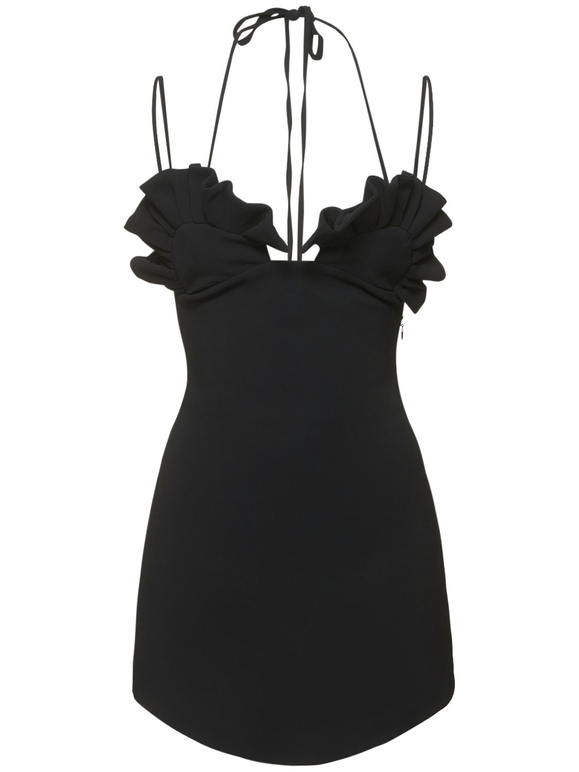 Robe Courte En Satin Envers Cady - GIUSEPPE DI MORABITO - Modalova