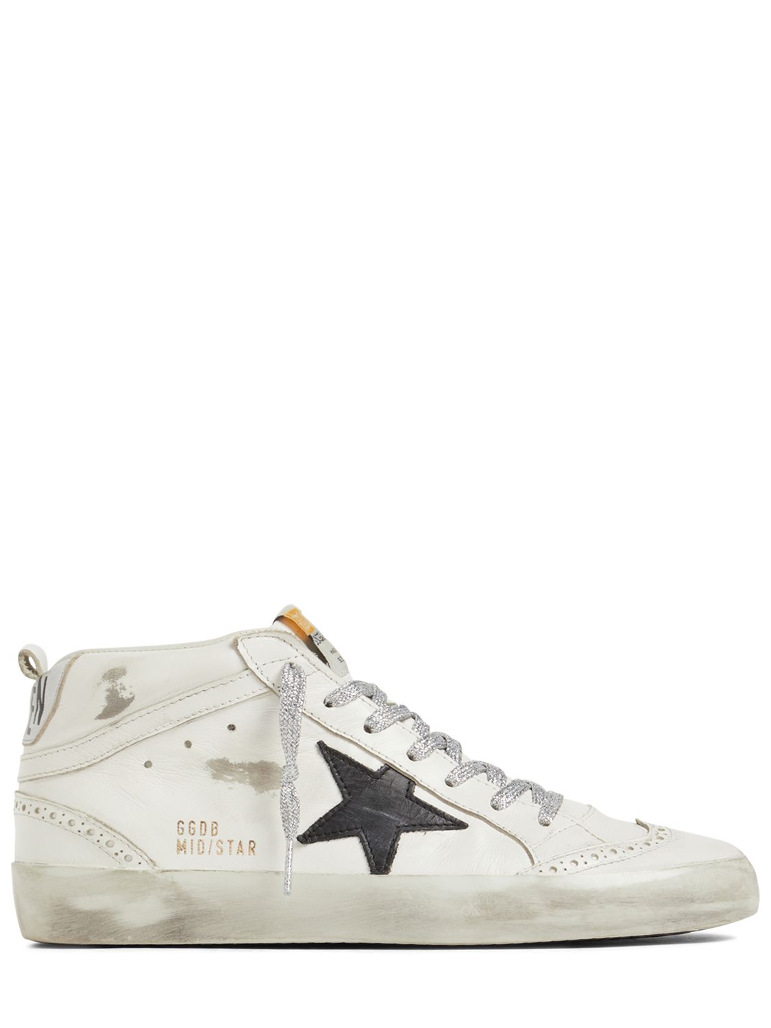 20mm Mid Star Leather Sneakers