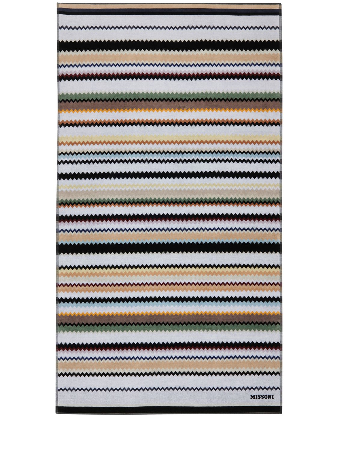 Shop Missoni Home Collection Curt Beach Towel In Multicolor
