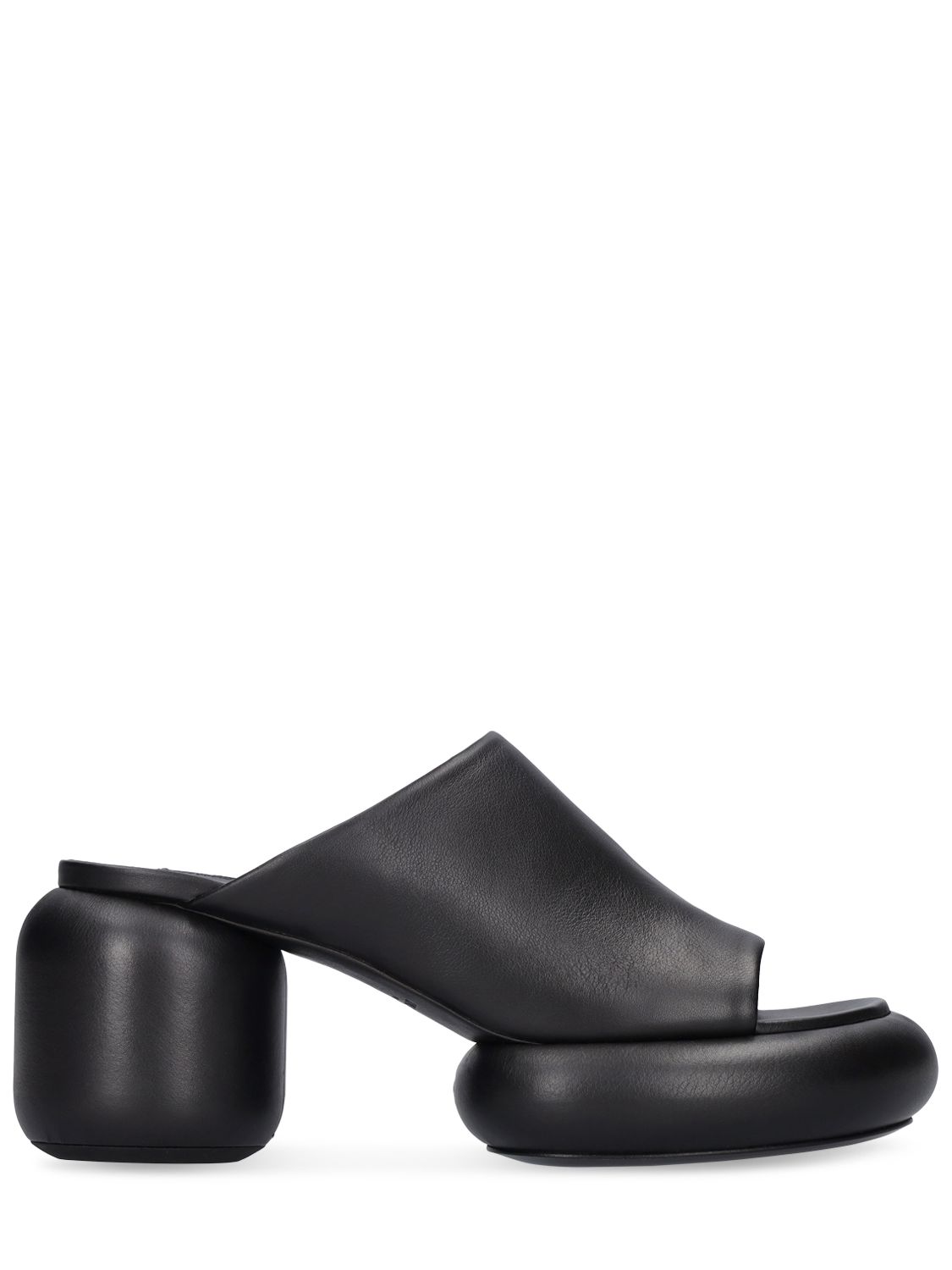 Mules Compensées En Cuir 65 Mm - JIL SANDER - Modalova