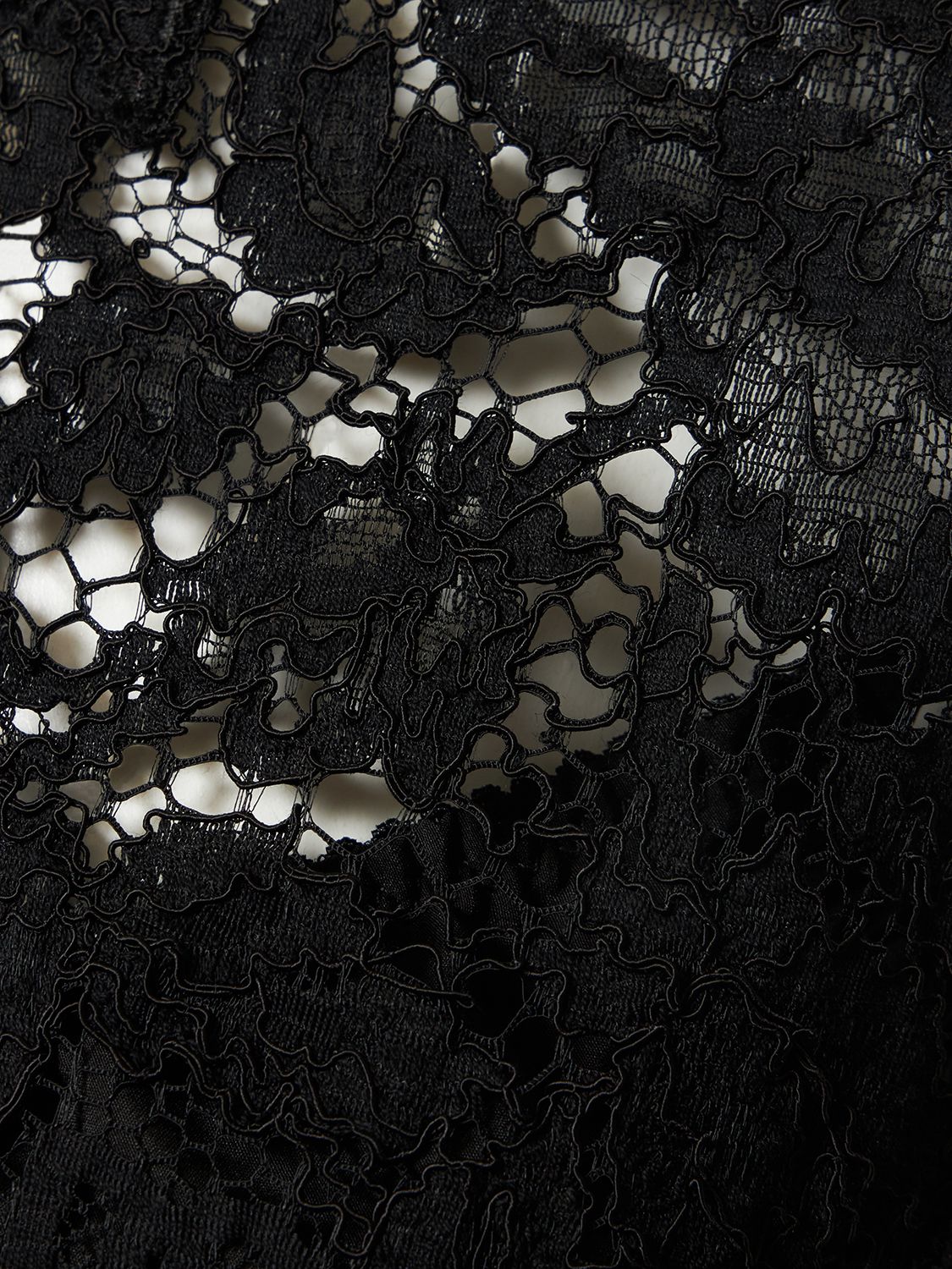 DOLCE & GABBANA SLEEVELESS LACE MIDI DRESS 