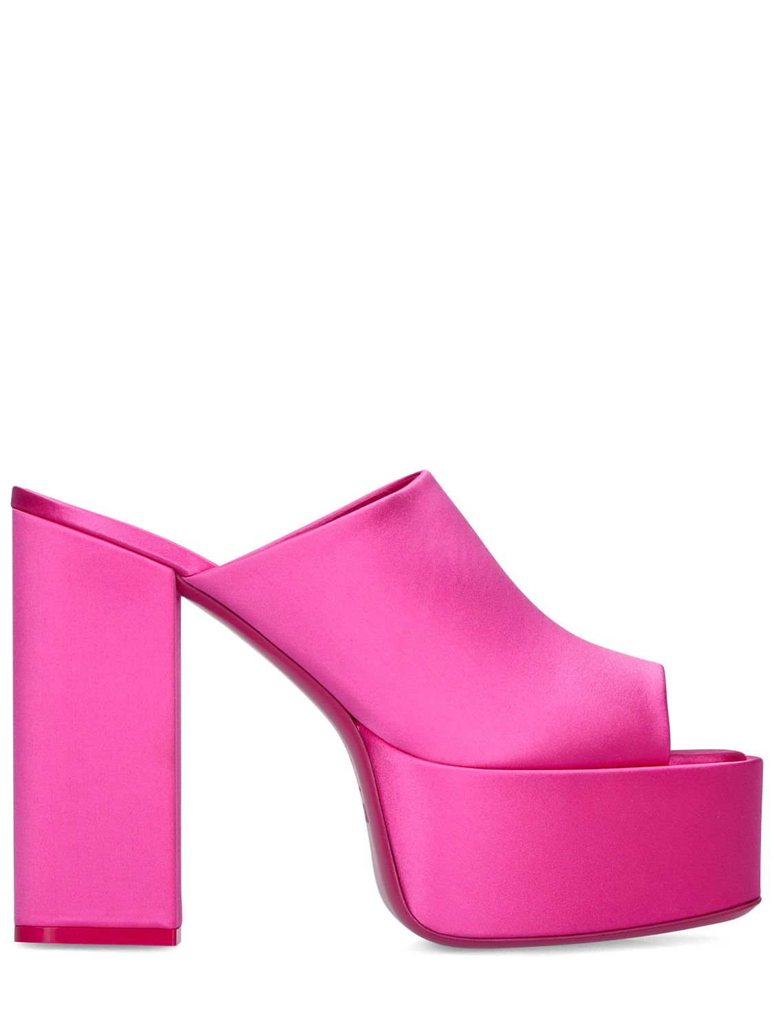 130mm Sasha Satin Mules