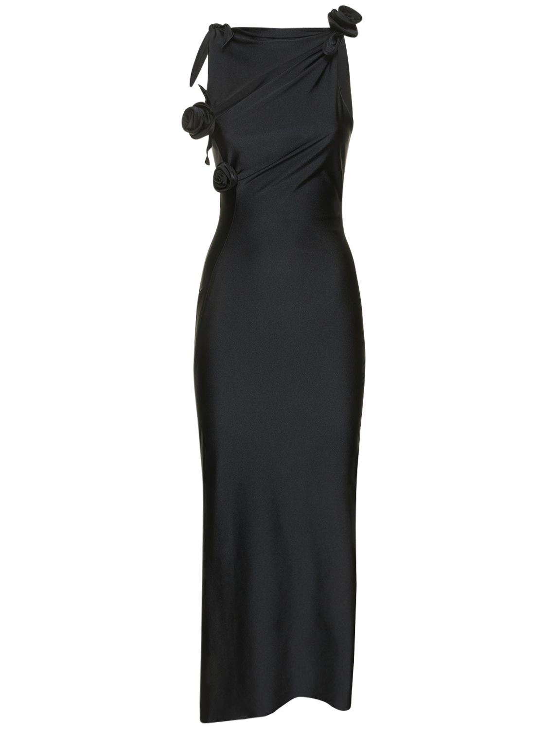 Asymmetric Jersey Gown