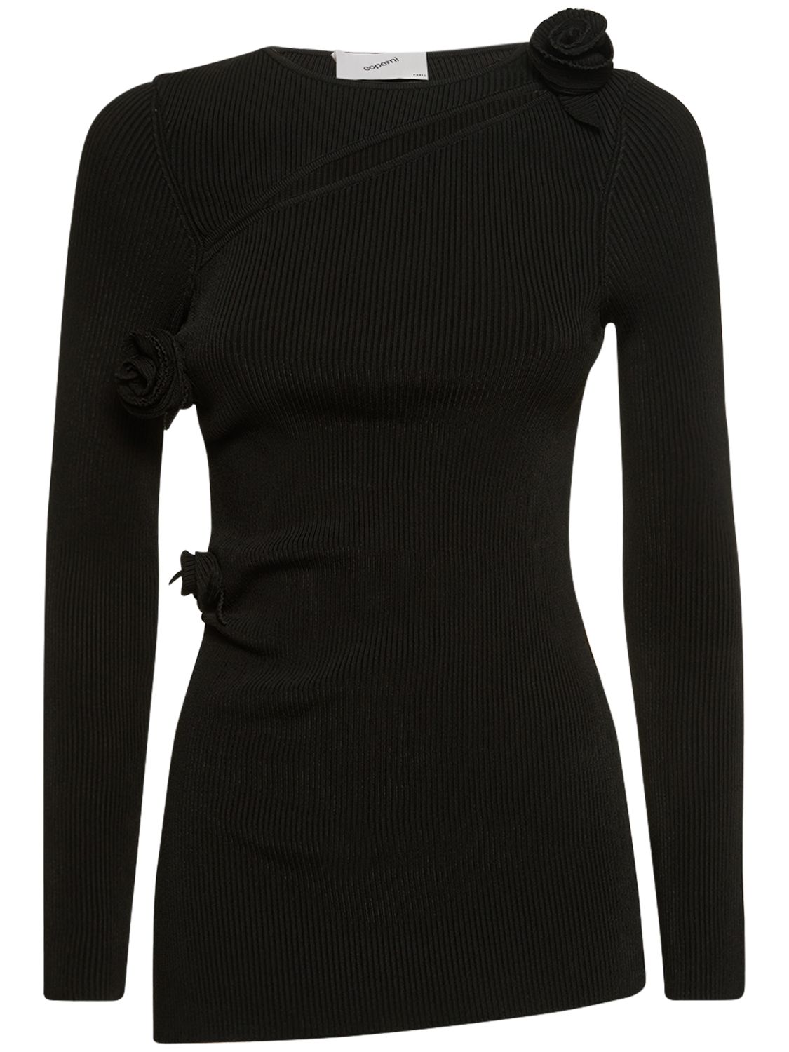 Pull-over Asymétrique En Maille Détail Fleur - COPERNI - Modalova