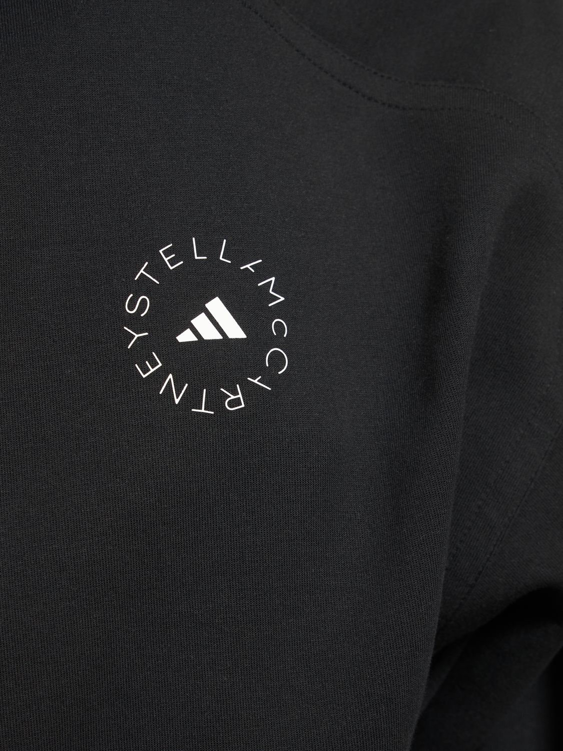 Shop Adidas By Stella Mccartney Asmc Zip Hoodie In Black