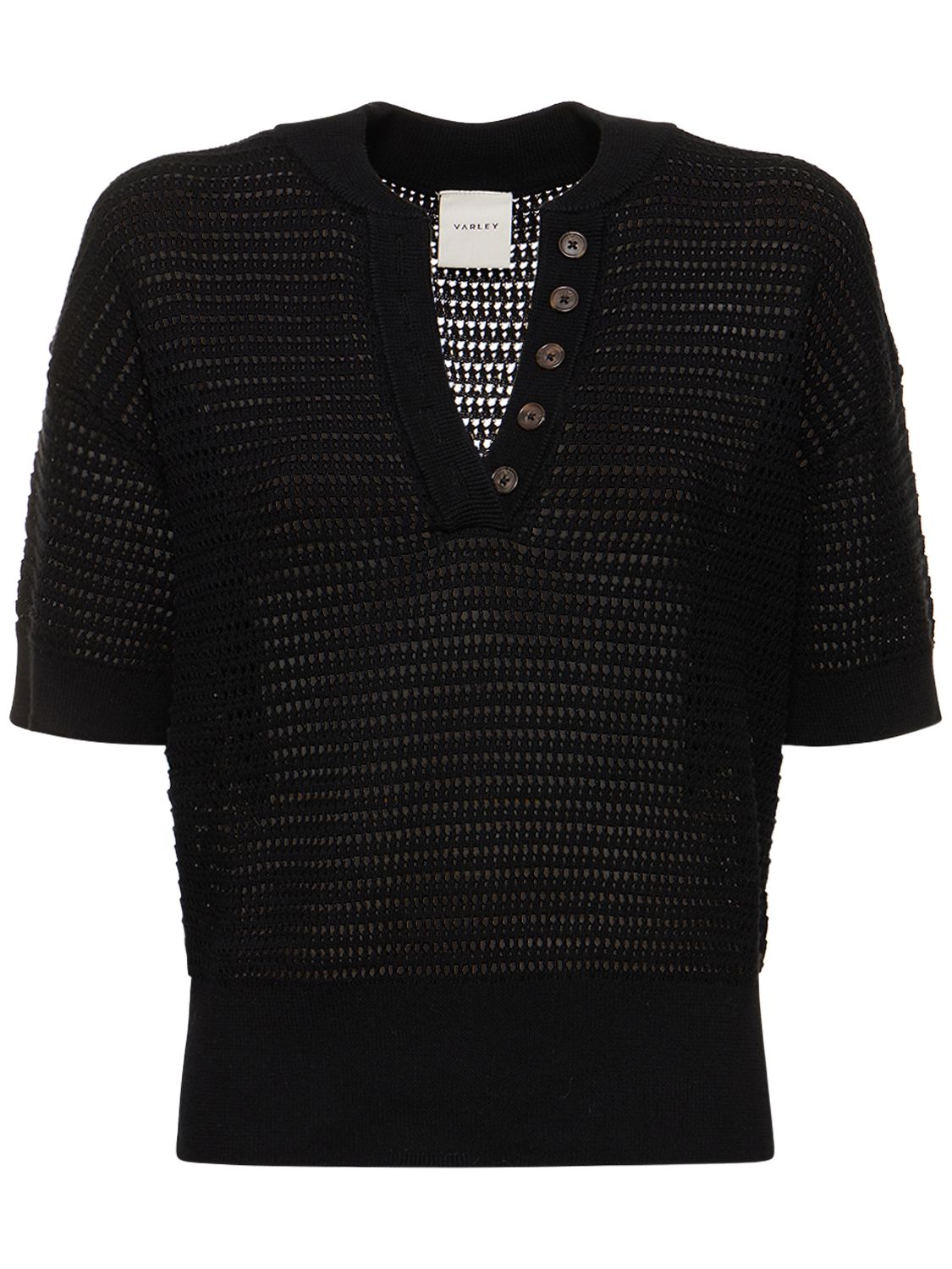Polo Boxy En Maille Callie - VARLEY - Modalova