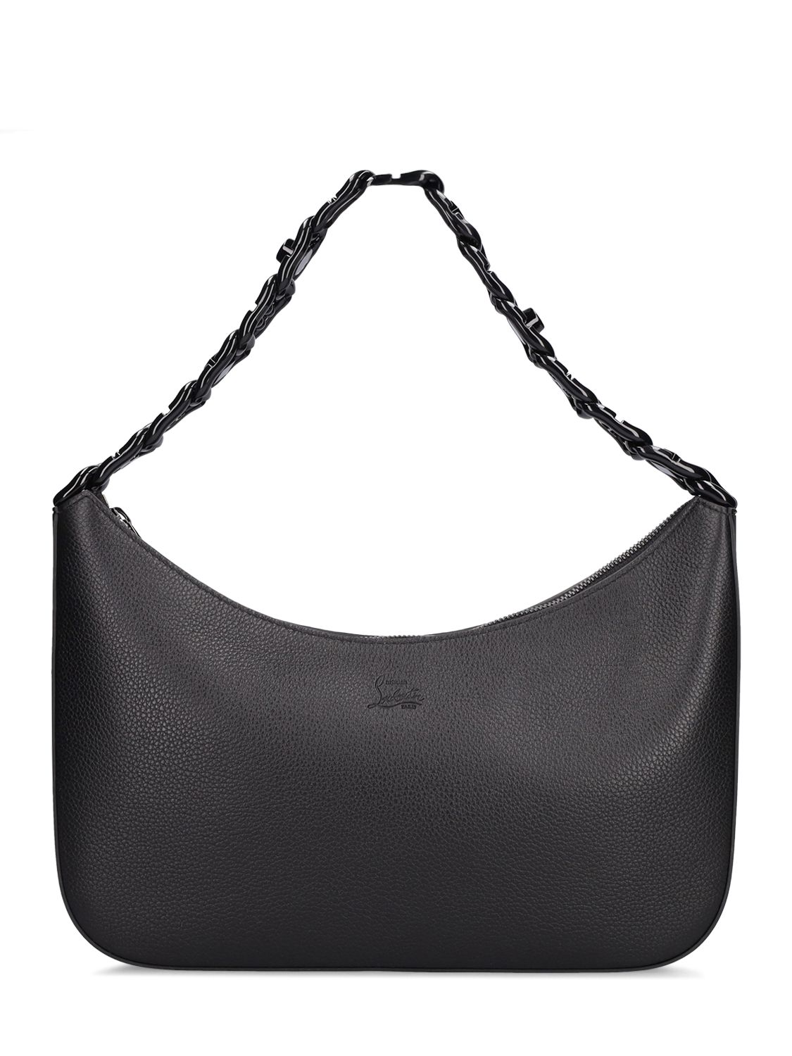 Large Loubila Chain Leather Shoulder Bag