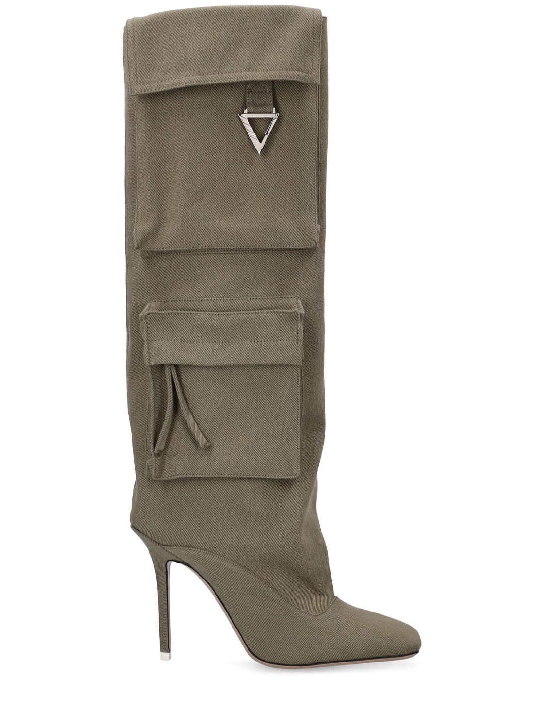 Bottes Hautes En Toile Sienna 105 Mm - THE ATTICO - Modalova