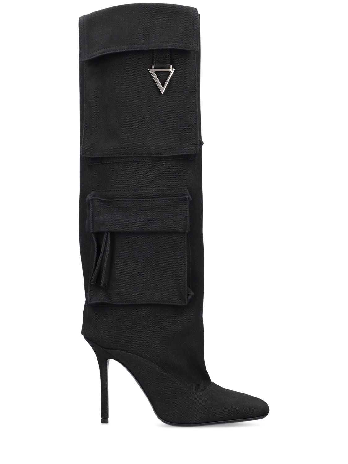 Bottes Hautes En Toile Sienna 105 Mm - THE ATTICO - Modalova