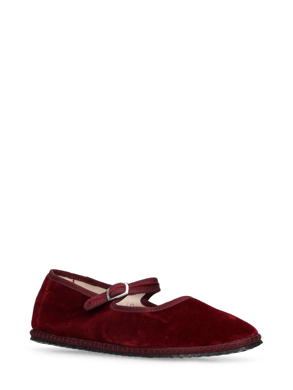 Shop Vibi Venezia 10mm Mary Jane Bordeaux Velvet Slippers