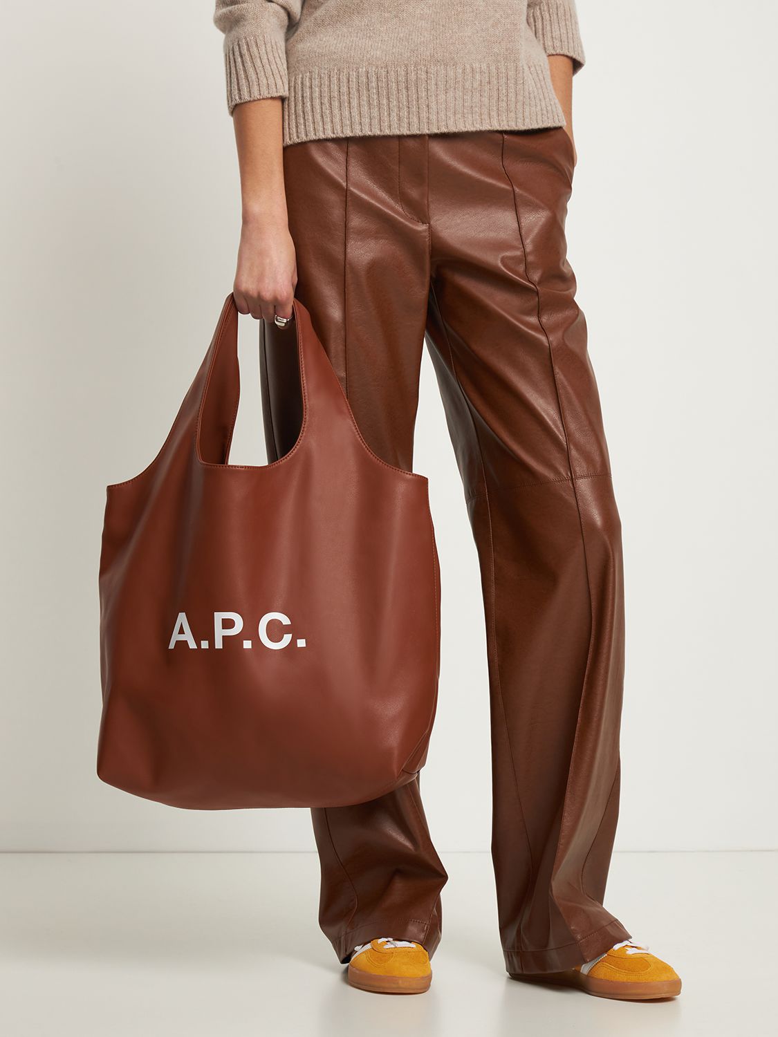 Ninon Faux Leather Tote Bag