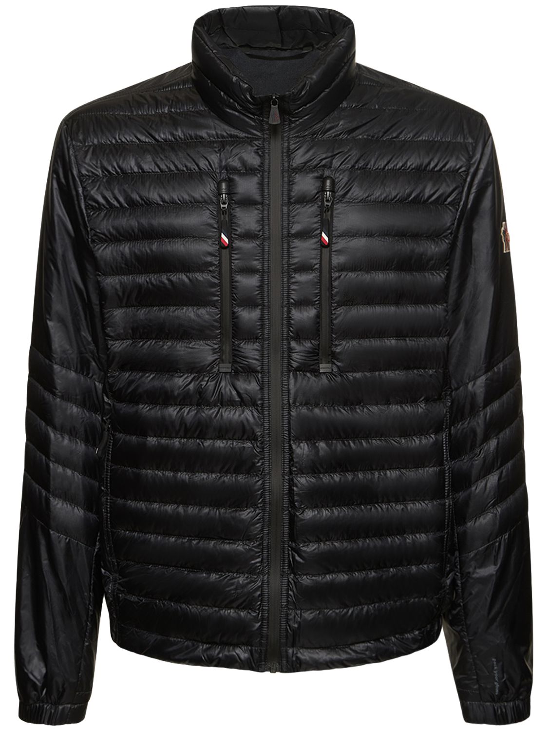 Moncler Grenoble: Black Zip-Up Cardigan Jacket