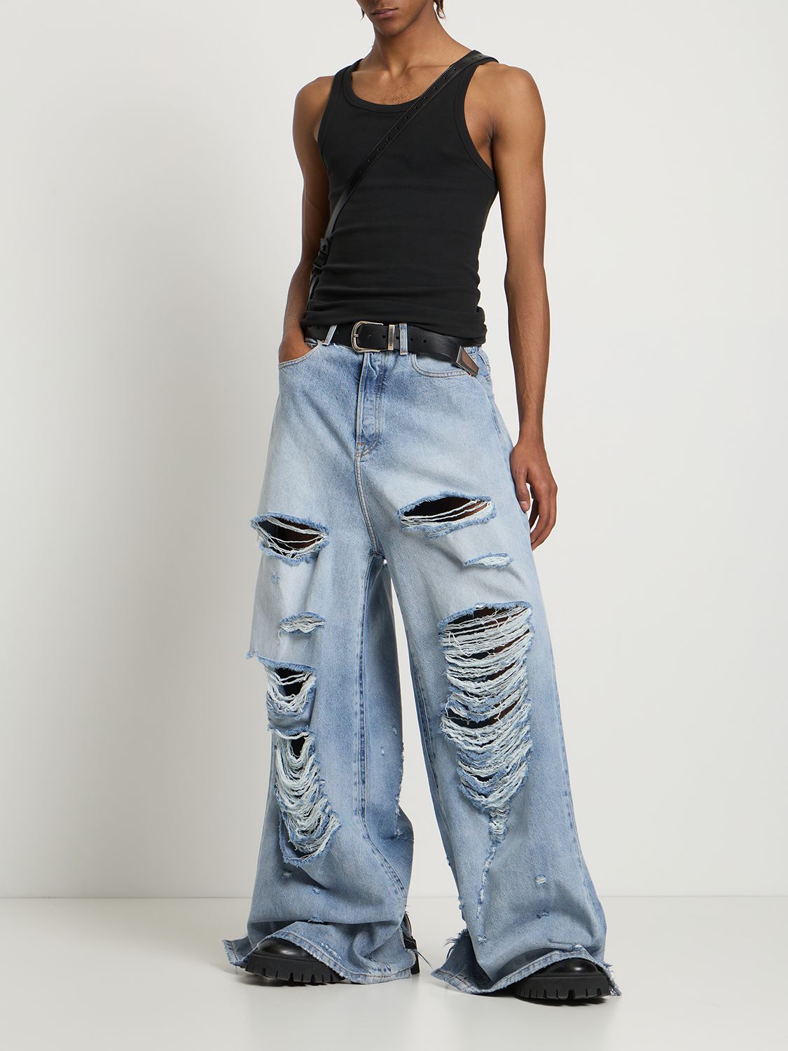 オンラインショッピング VETEMENTS destroyed baggy jeans 28 | wasser ...