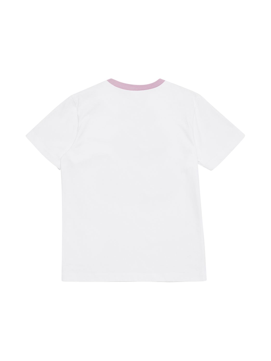 N°21 Cotton Crew-neck T-shirt With Logo In White