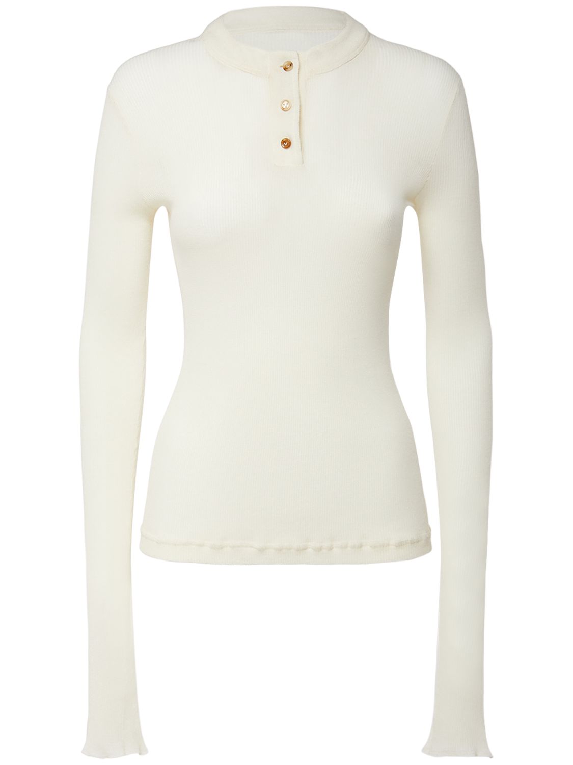 Underpinning Light Ribbed Cotton Sweater