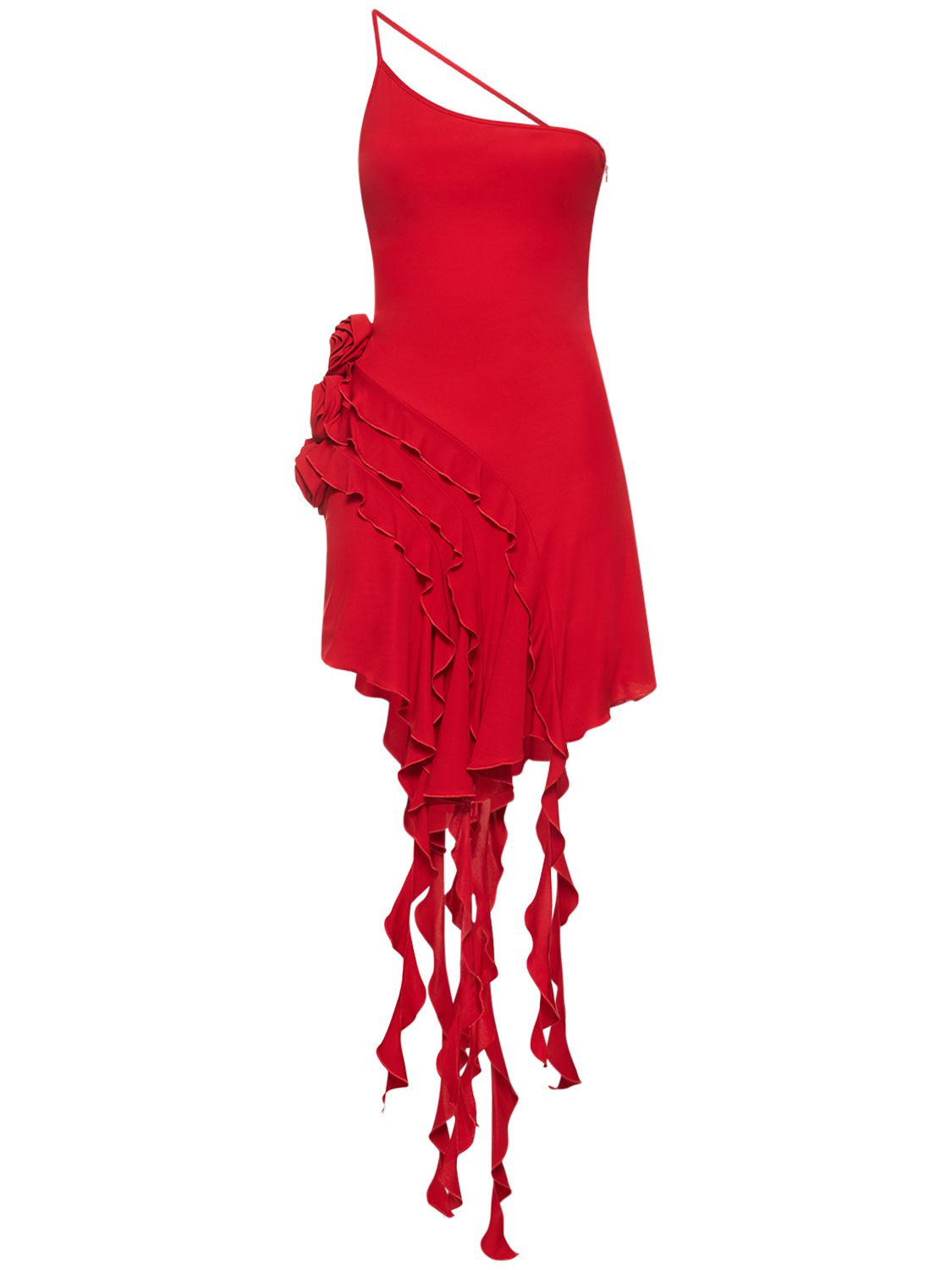 Robe Courte Asymétrique - BLUMARINE - Modalova