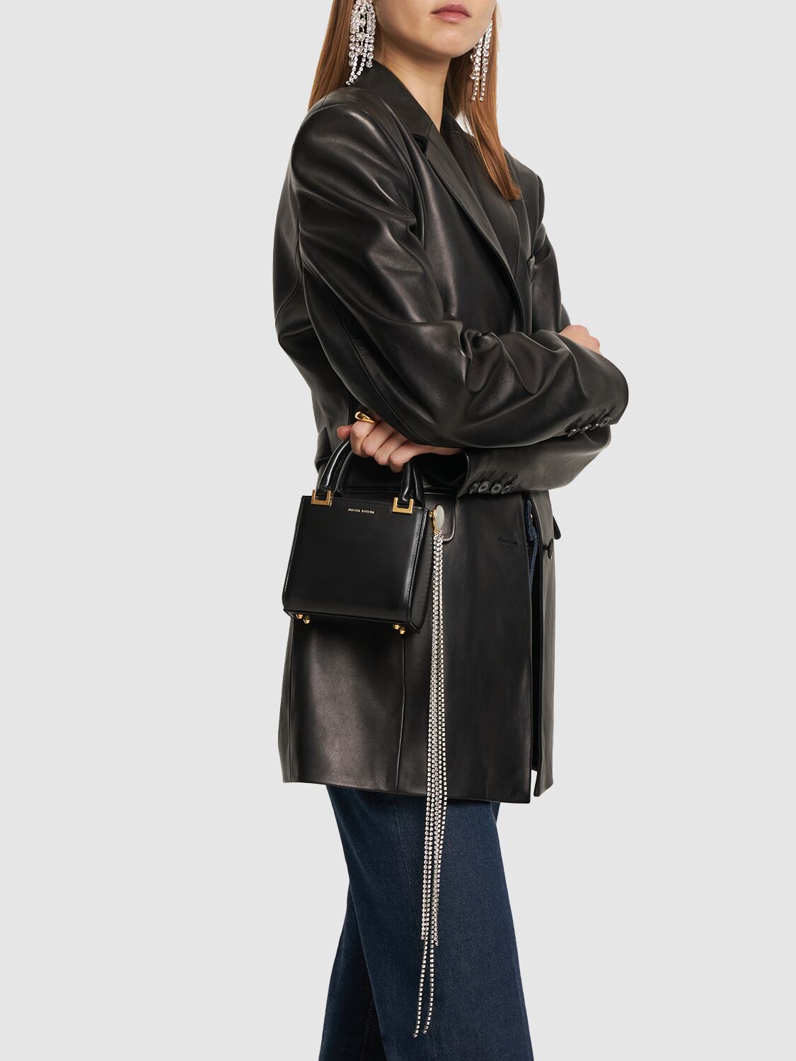 Magda Butrym Leather Zorya Micro Bag - BeyondStyle