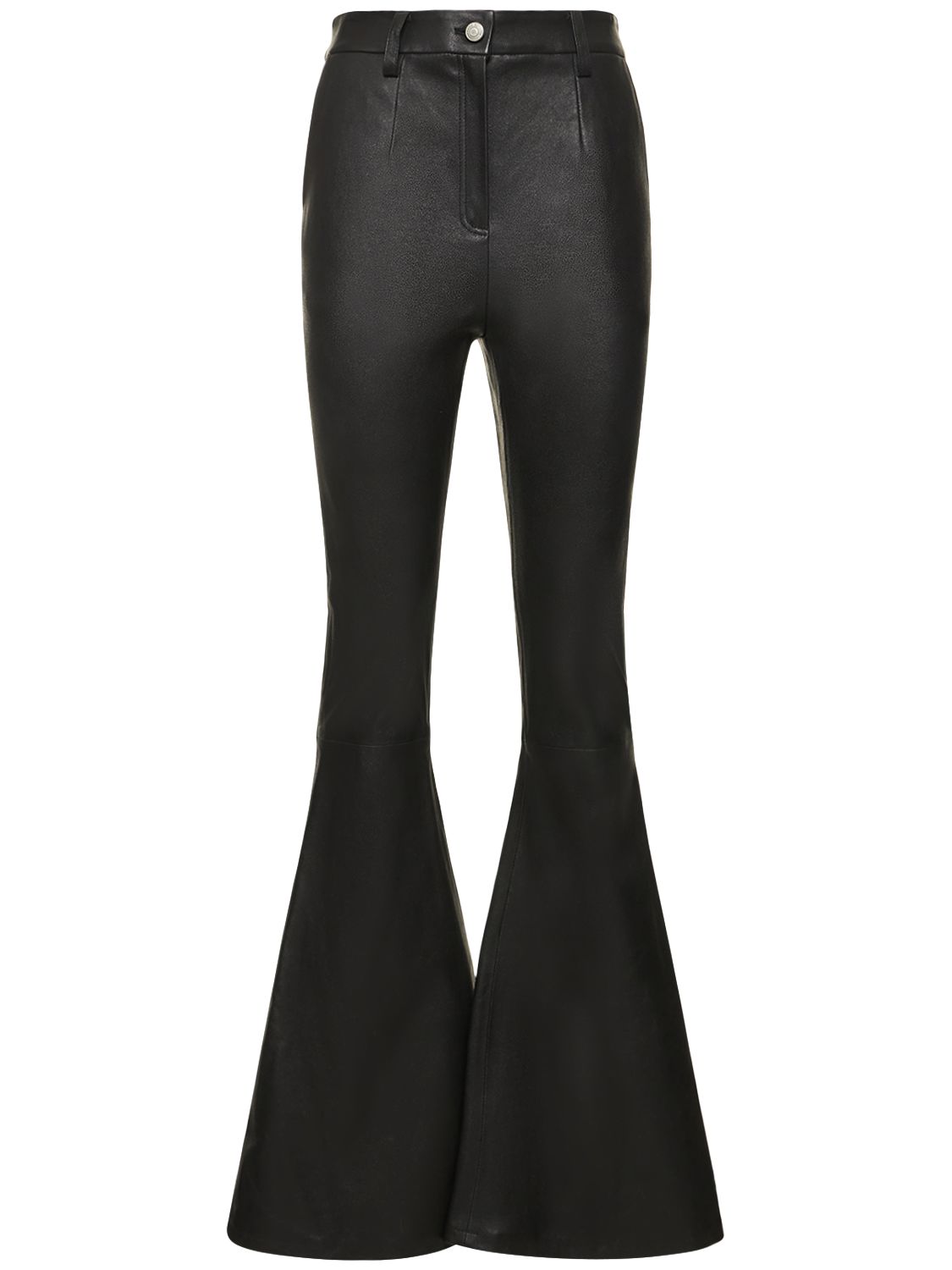 Super Flared Leather Pants