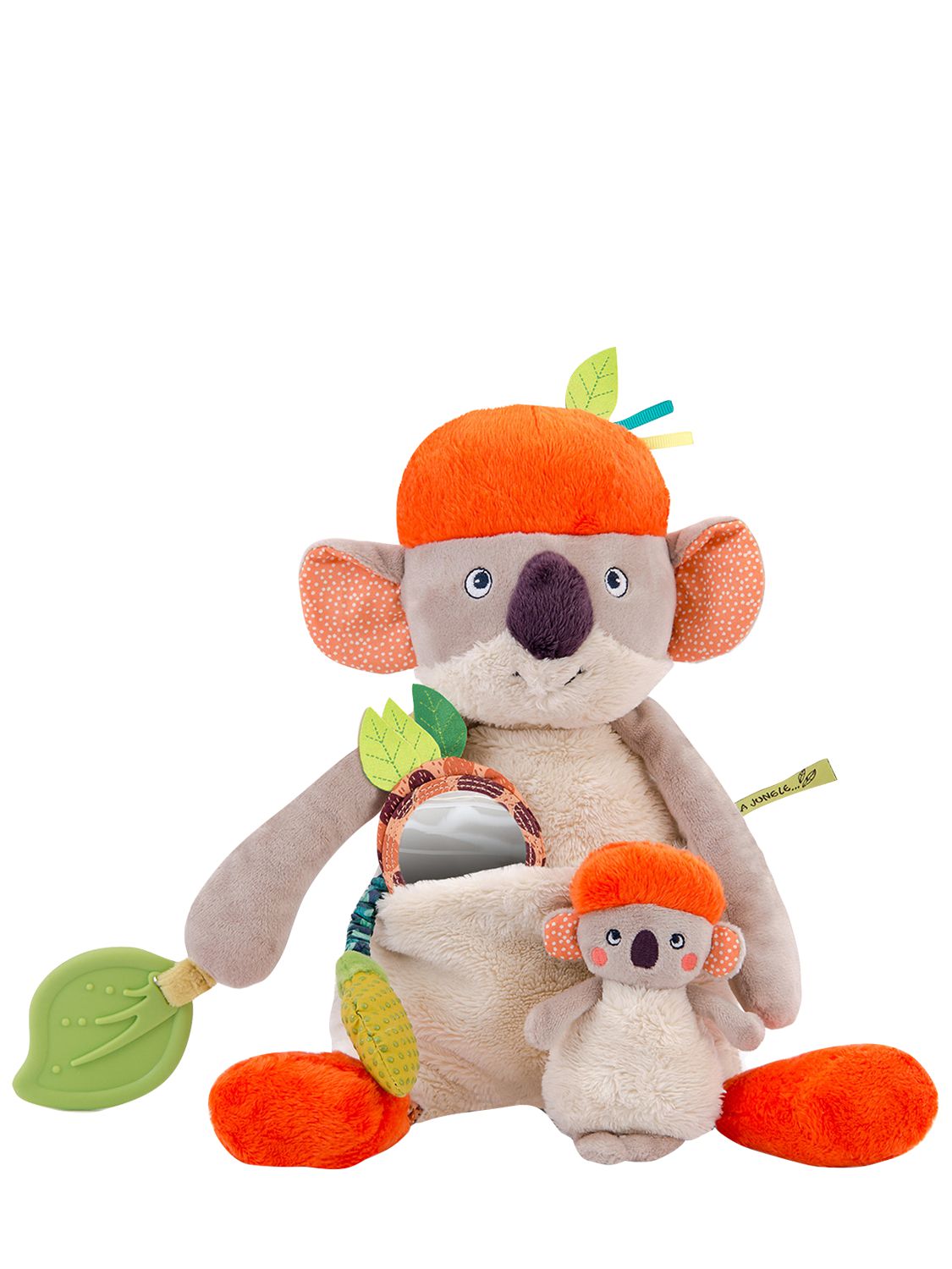 Moulin Roty Koco Koala Activity Plush Toy In Pattern