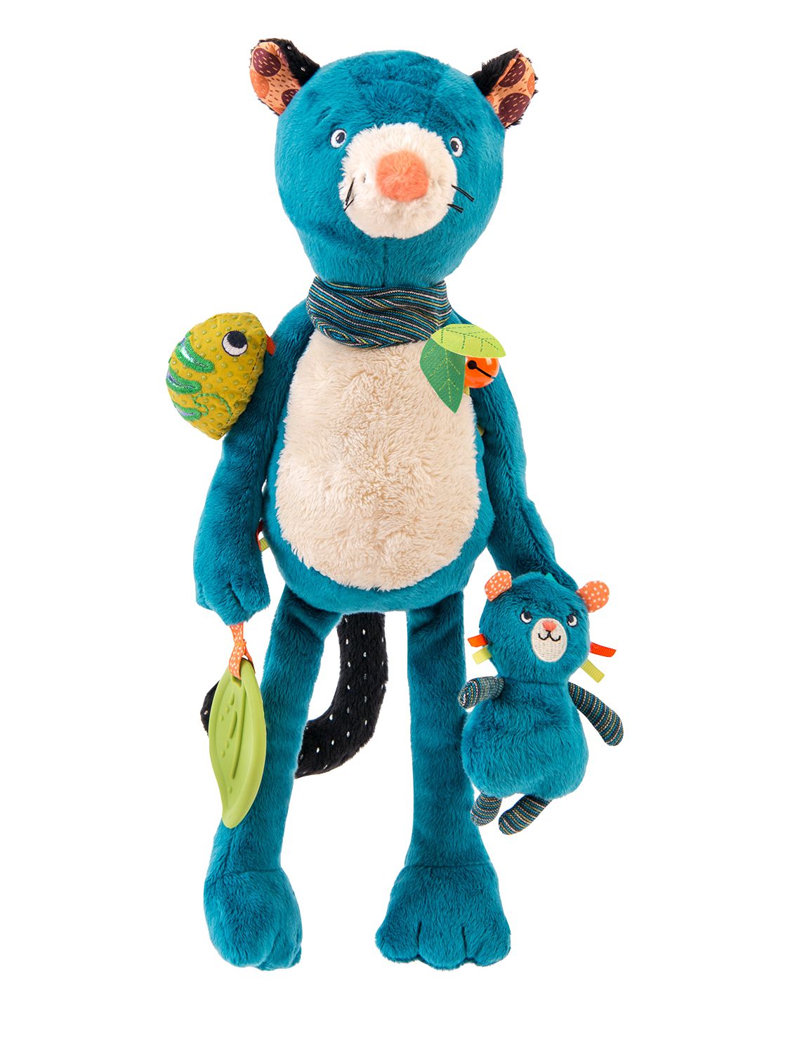 Moulin Roty Zimba Panther Activity Toy In Blue