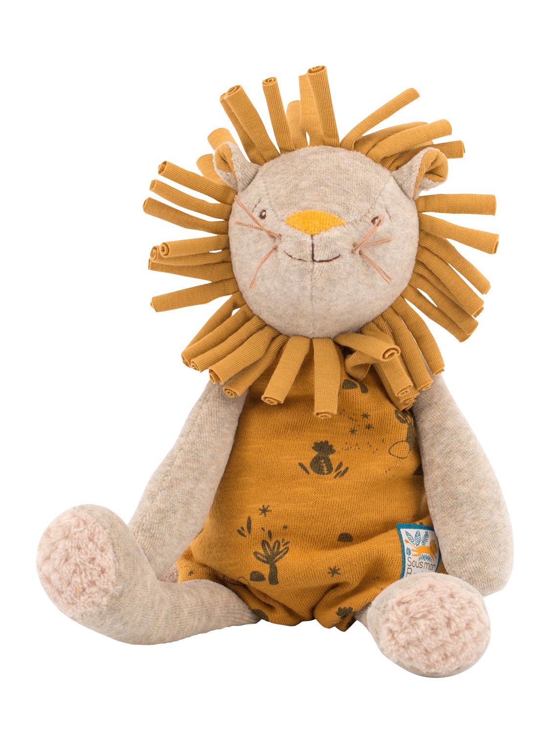 Moulin Roty Paprika The Lion W/box In Brown