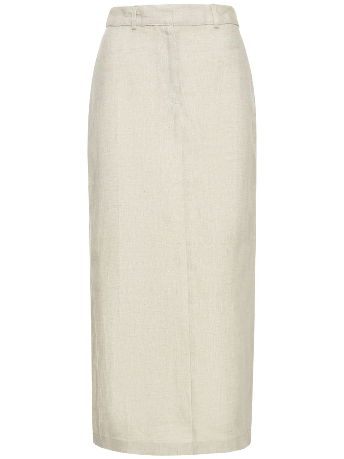 Gia Linen Midi Skirt