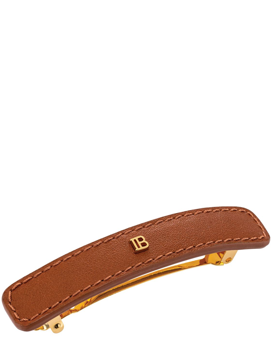 Large Cognac Riviera Barrette