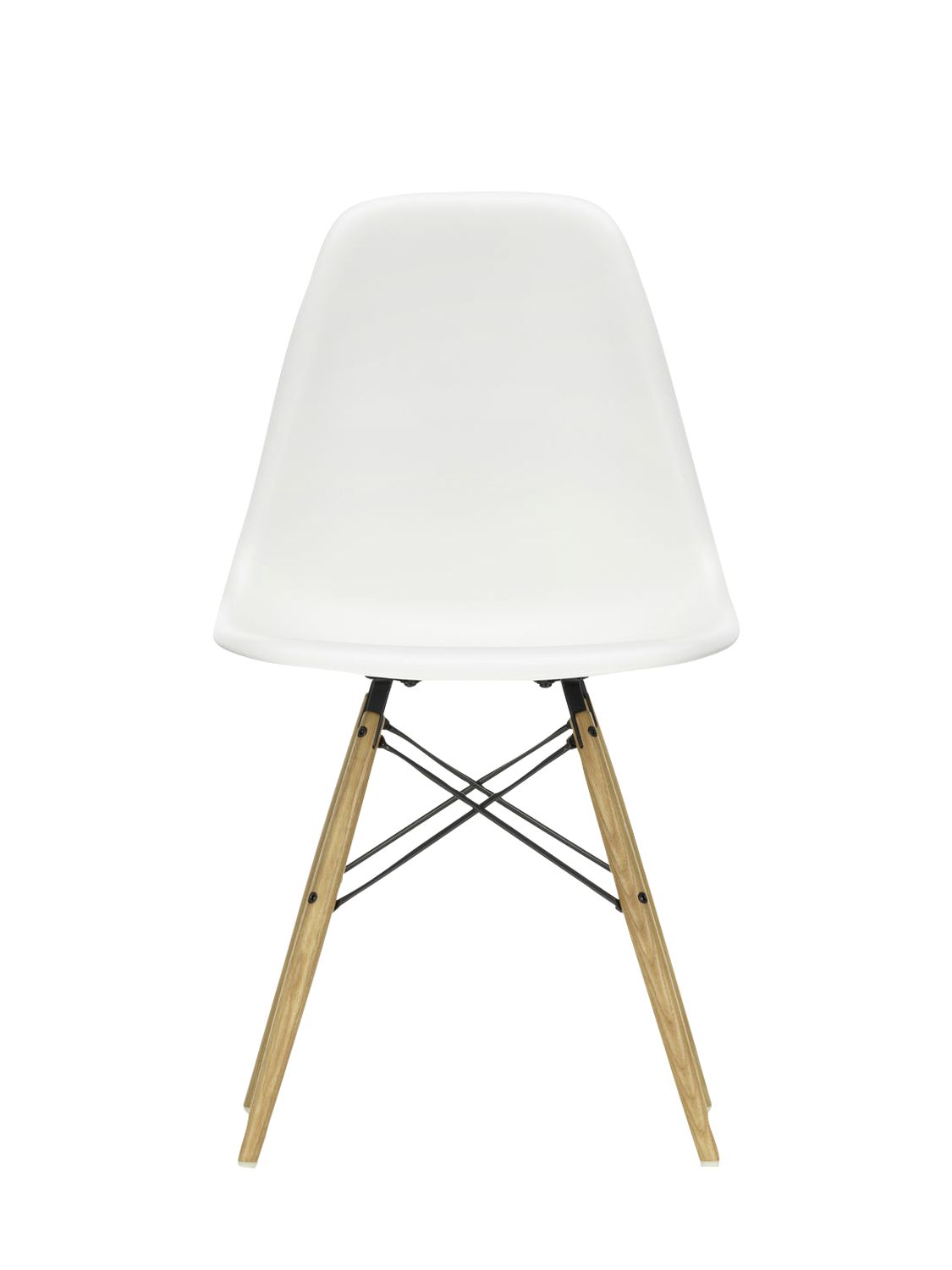 Vitra Eames Plastic Side Chair In Brown