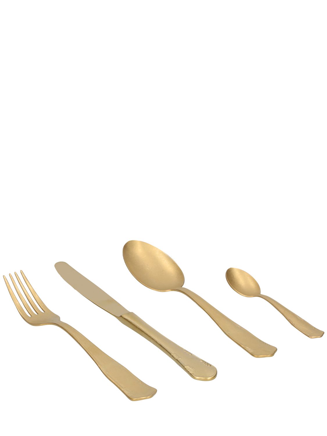 Bitossi Home 24 Piece Table Set In Gold