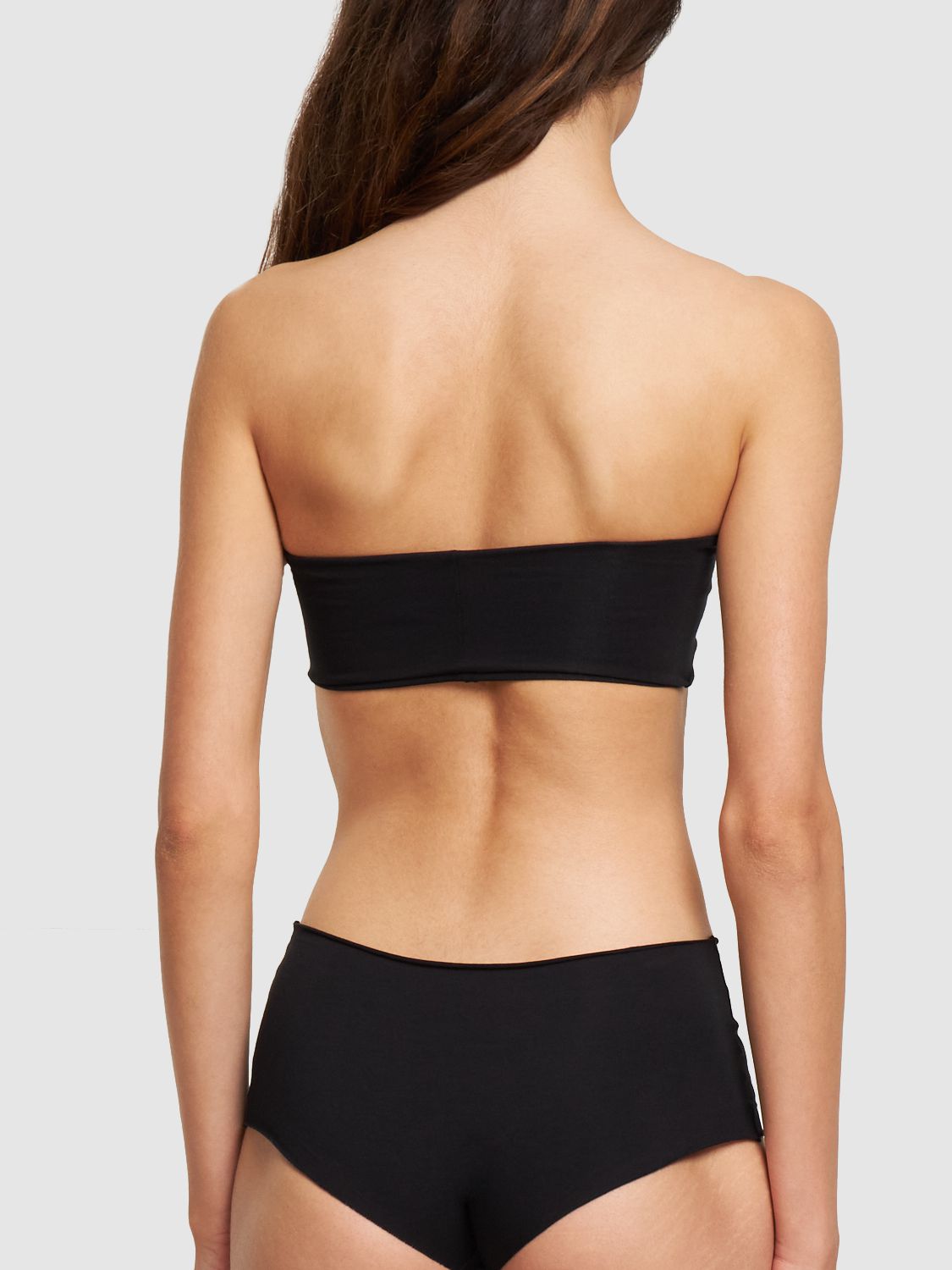 Shop Isole & Vulcani Seamless Cotton Jersey Bikini In 블랙