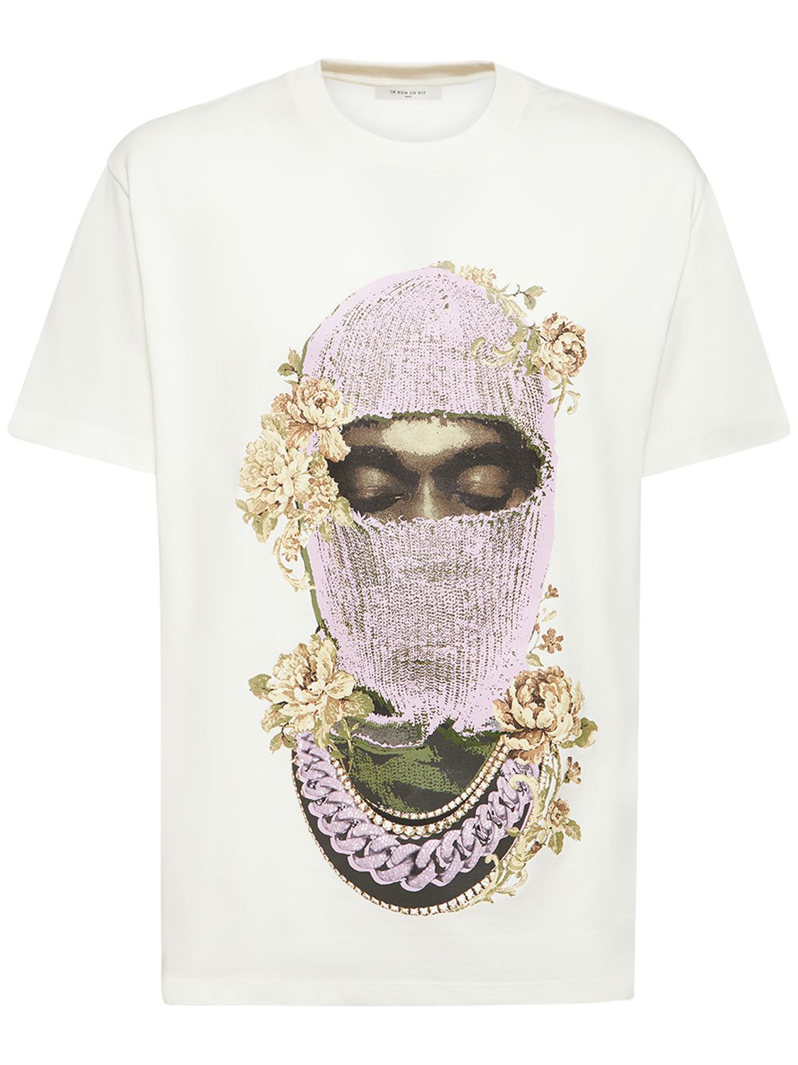 Image of Mask Roses Printed T-shirt