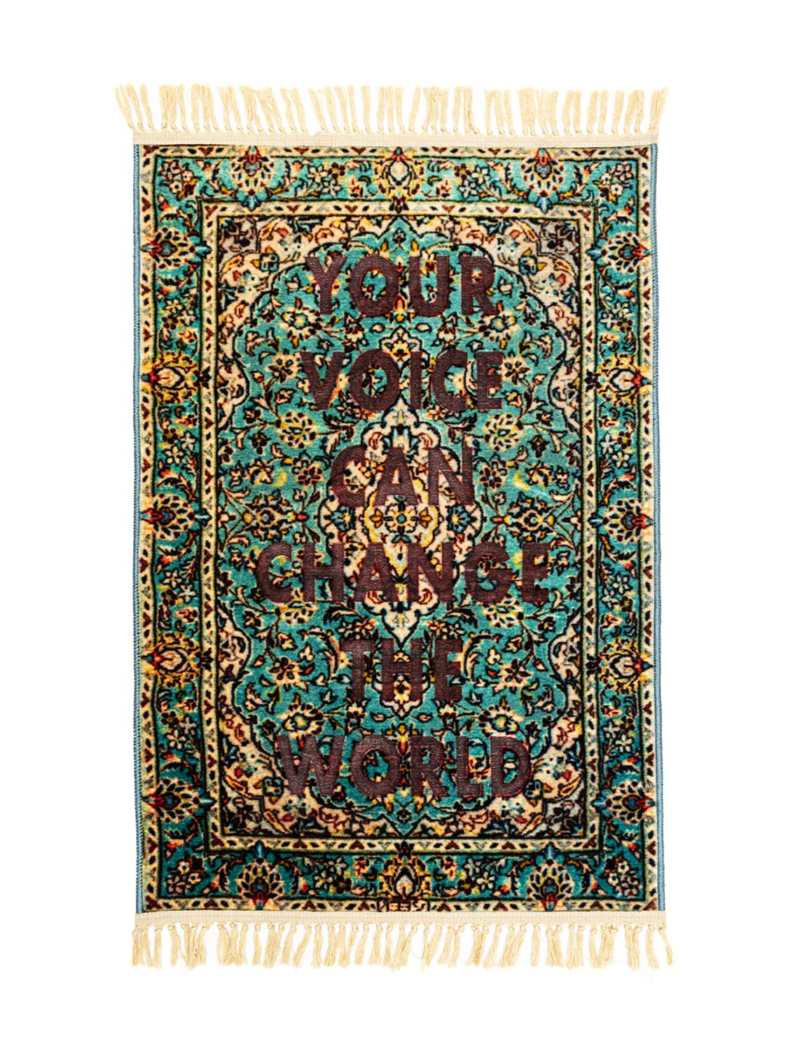 Seletti Voice Rug In Multicolor