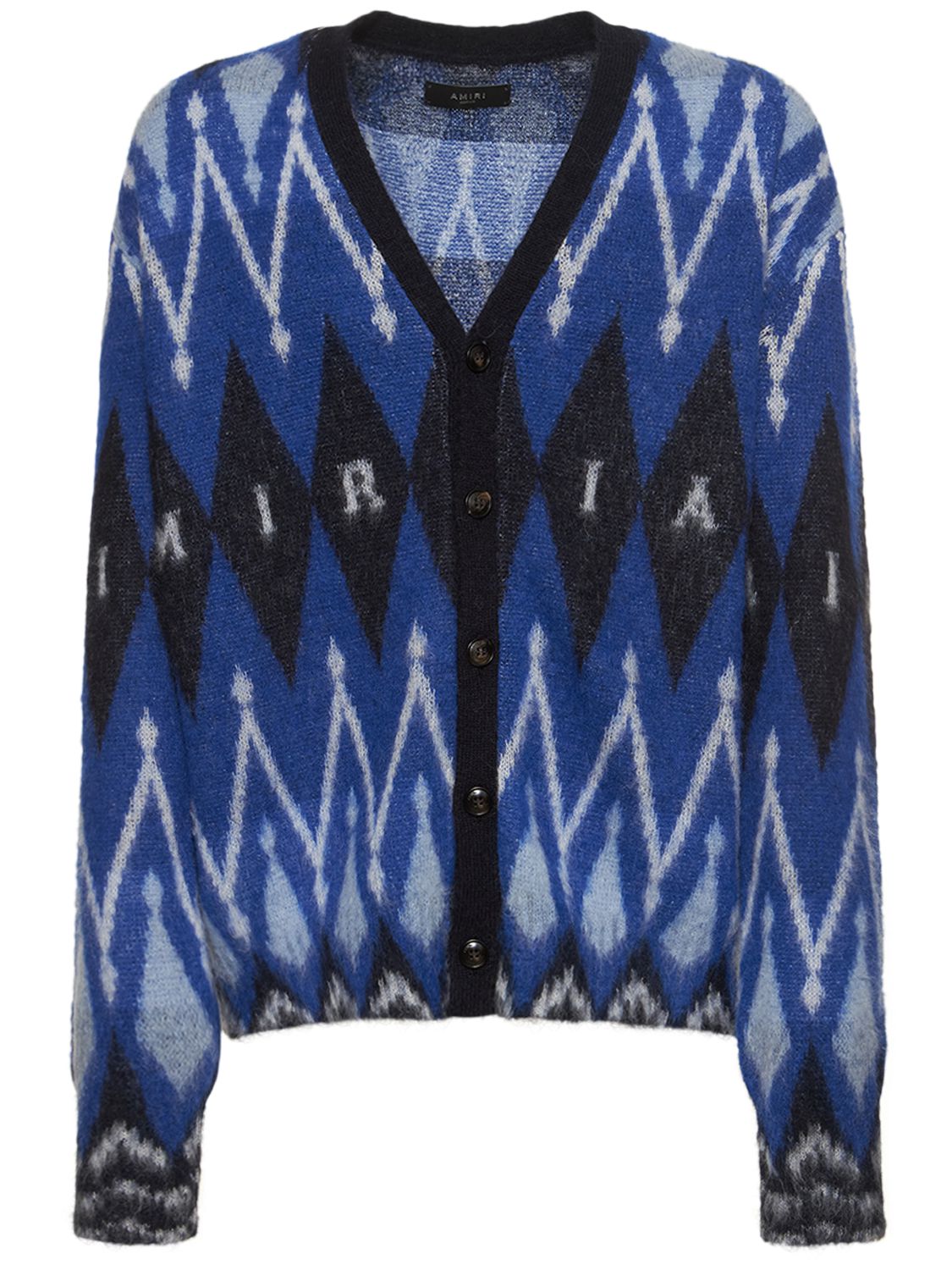 AMIRI Argyle Mohair Cardigan | Smart Closet