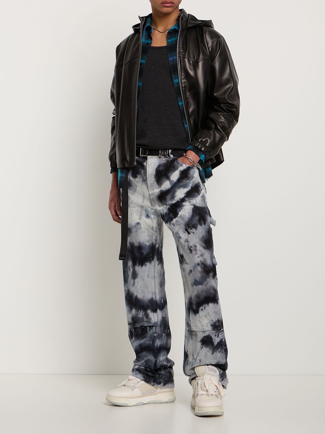 AMIRI Cracked Tie Dye Carpenter Jeans | Smart Closet