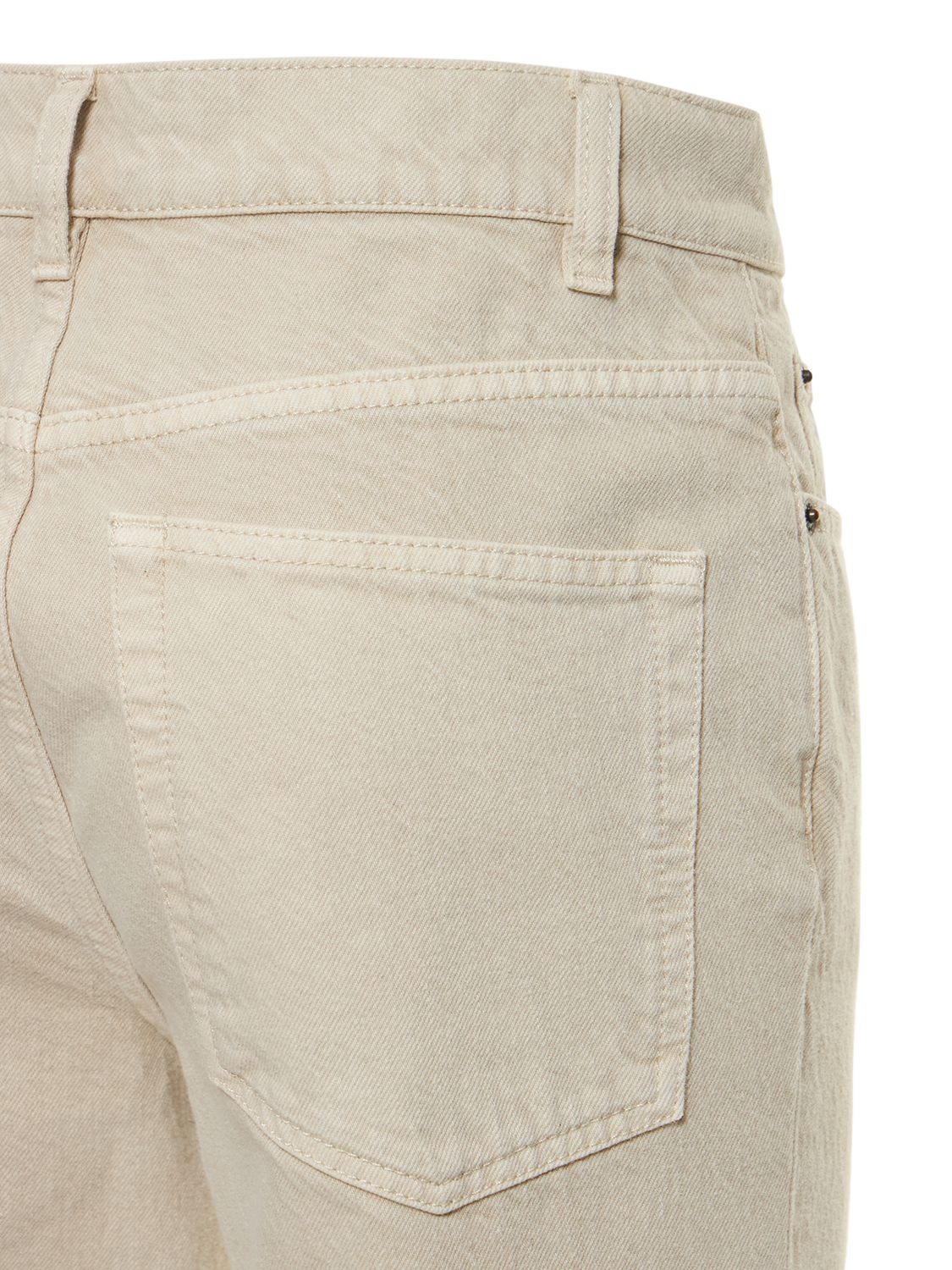 The Row Carlton Straight-leg Jeans In Ecru