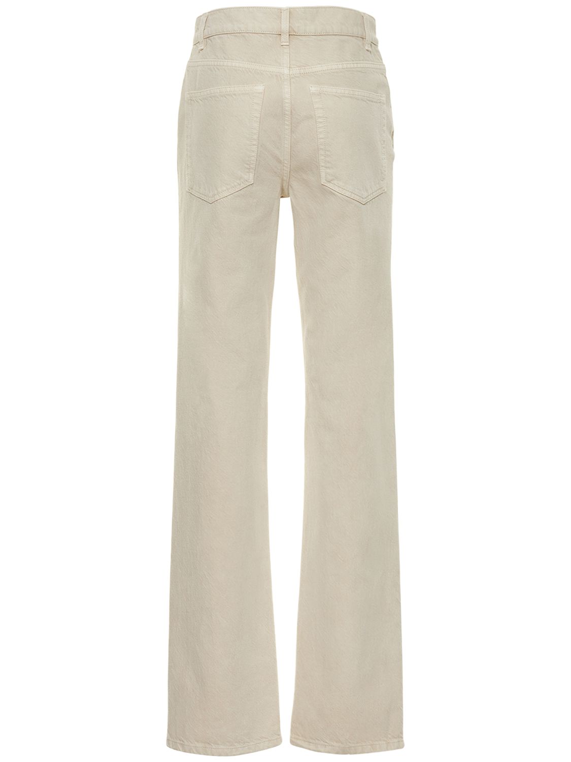 The Row Carlton Straight-leg Jeans In Ecru
