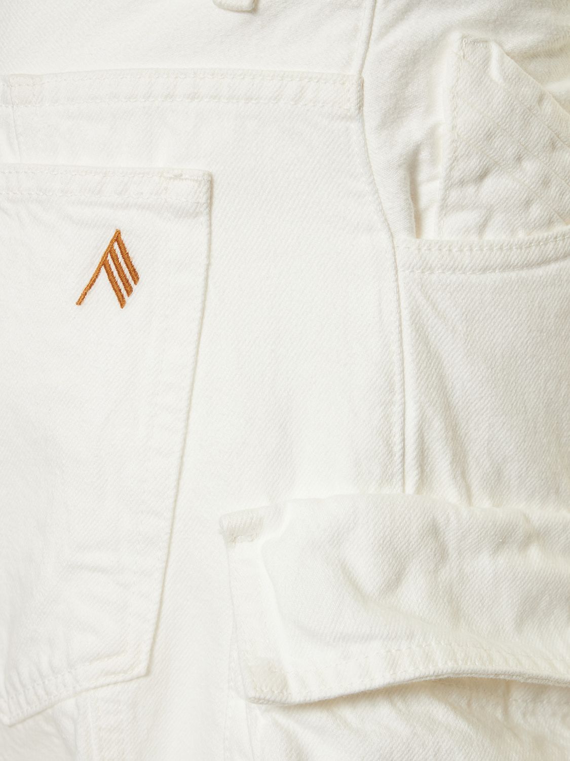 ATTICO FERN DENIM CARGO JEANS 