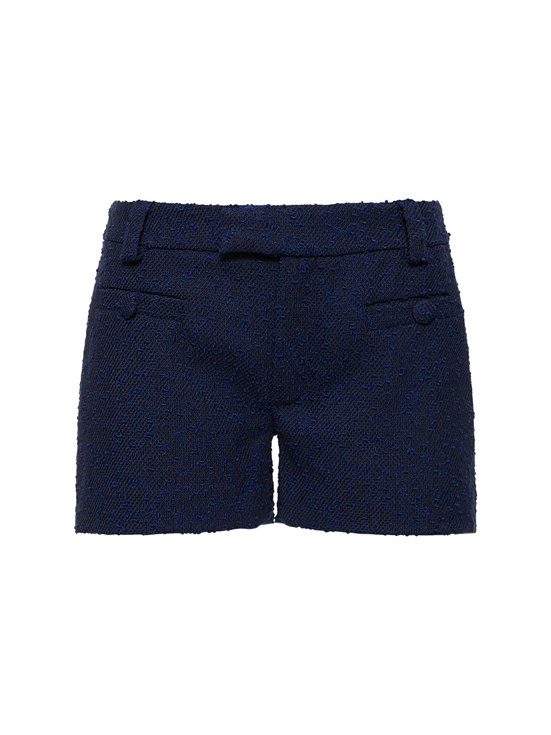 AMI Paris Frayed Denim Mini Shorts - Farfetch
