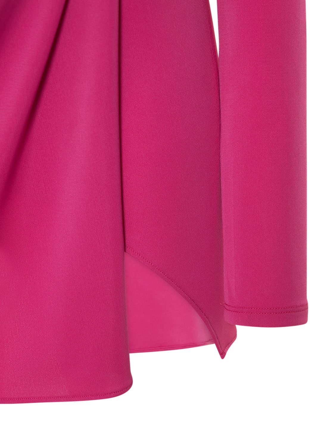 The Andamane Gia Cutout Stretch Jersey Mini Dress In Pink