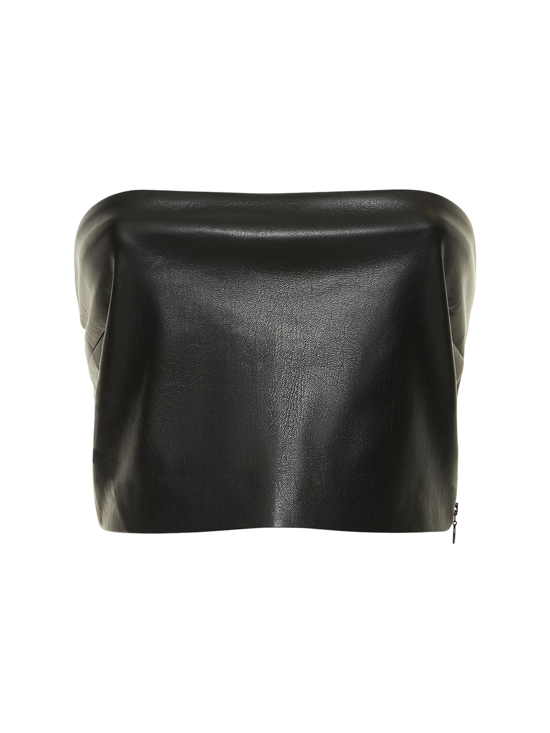 Gwen Faux Leather Tube Top