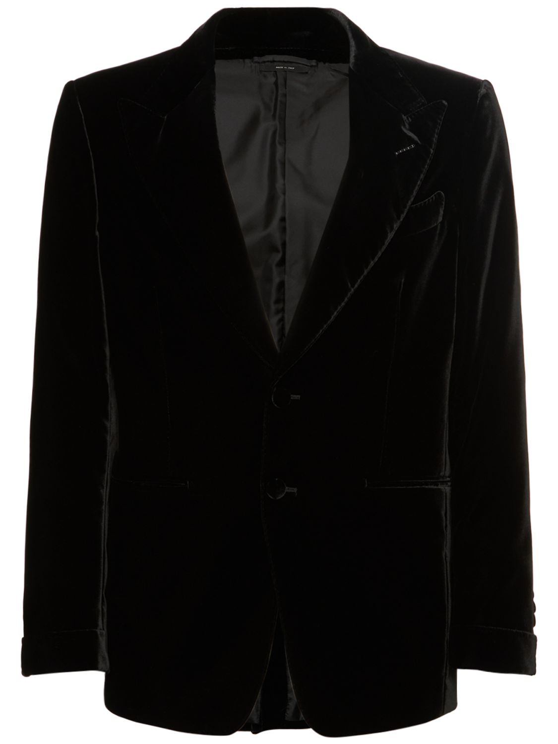 Veste De Soirée En Velours De Viscose Fluide - TOM FORD - Modalova