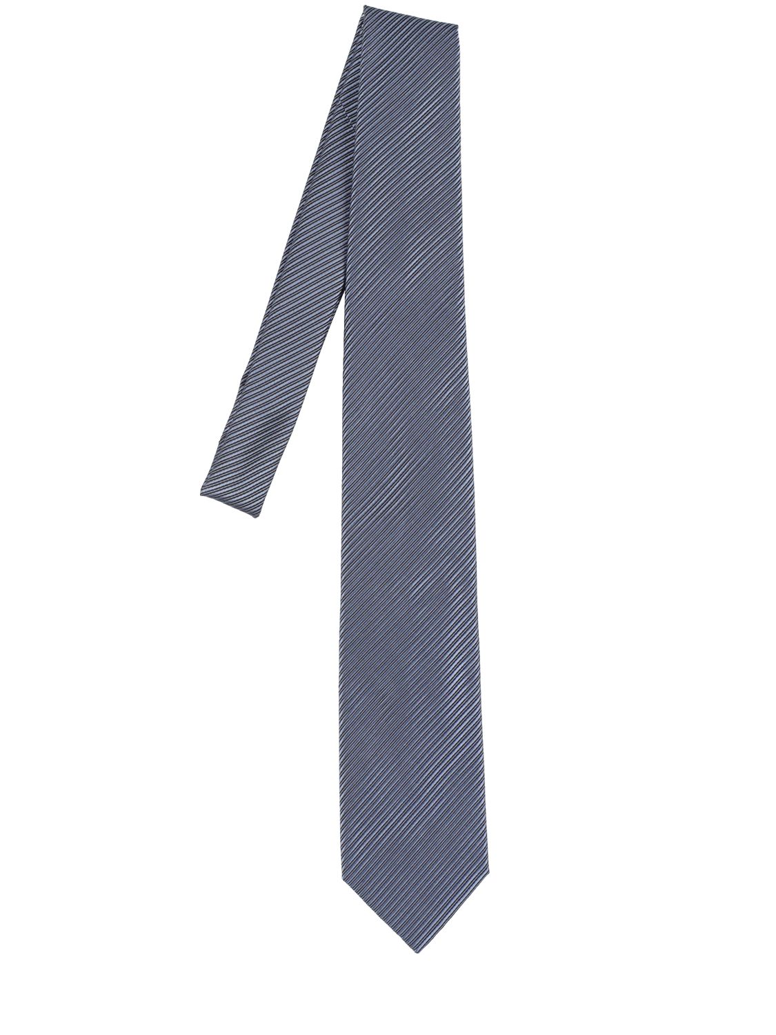 Tom Ford 8cm Silk Tie In Light Blue