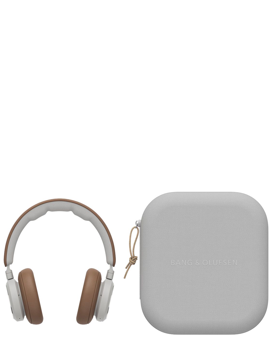 Shop Bang & Olufsen Beoplay Hx Timber Headphones In Brown/silver