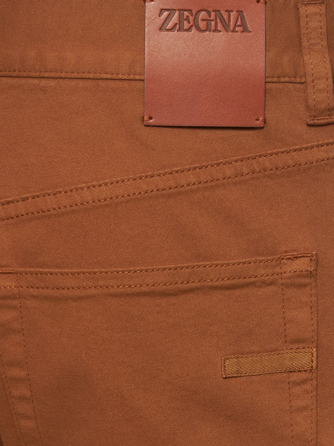 ZEGNA STRETCH GABARDINE PANTS 
