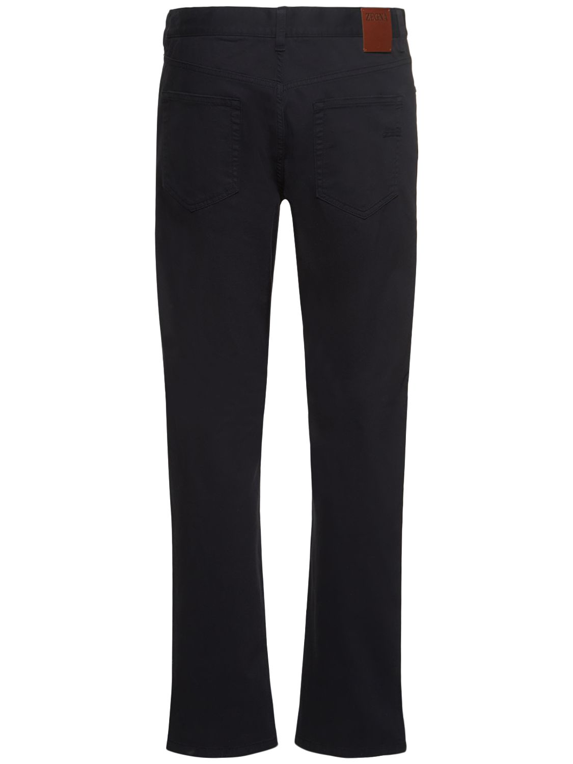 ZEGNA STRETCH GABARDINE PANTS 