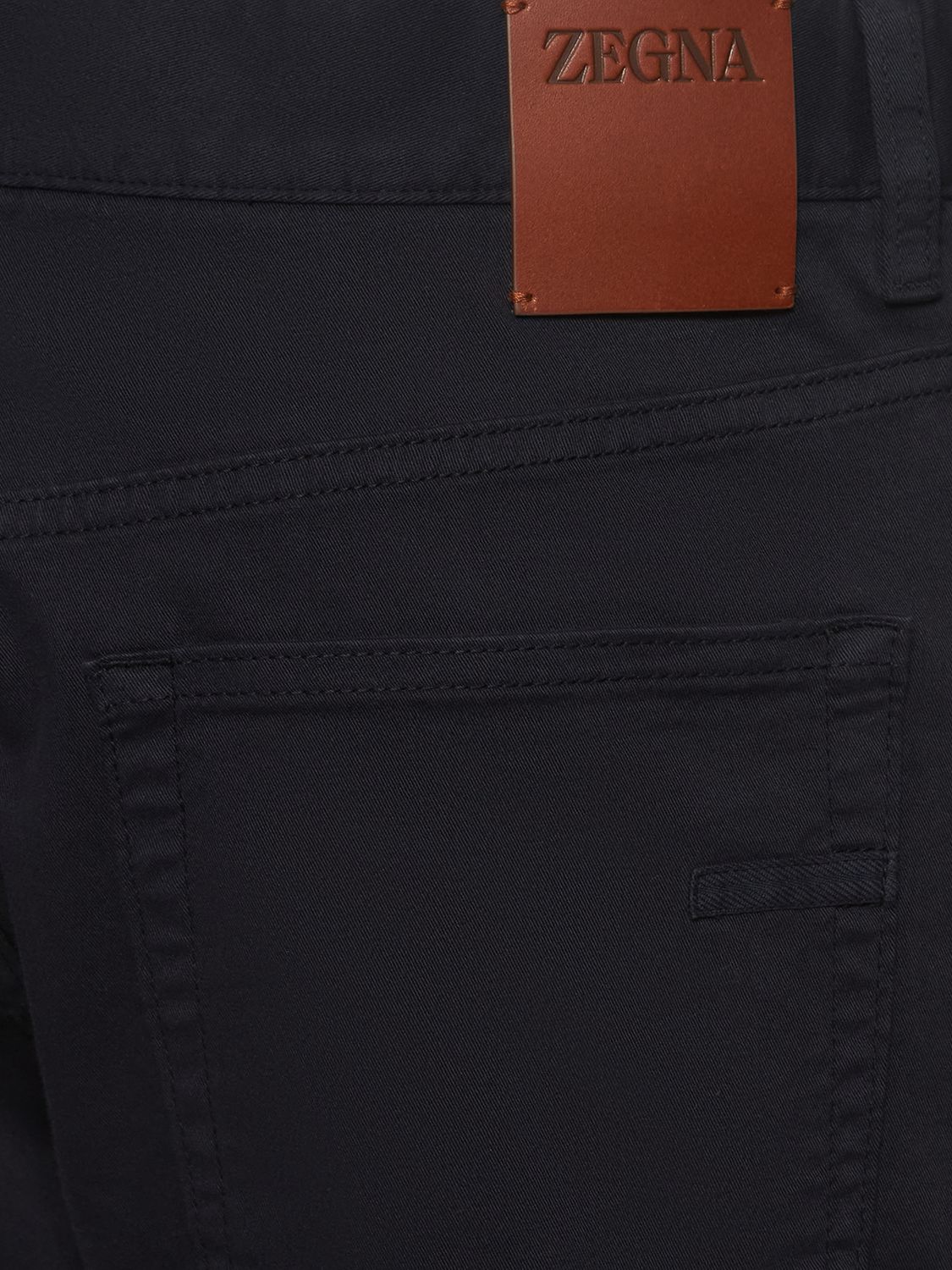 ZEGNA STRETCH GABARDINE PANTS 